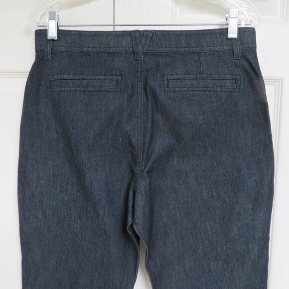 New! Gloria Vanderbilt 8 Black Denim Capri Pants - Picture 5 of 7